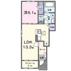 クルールＥの物件間取画像